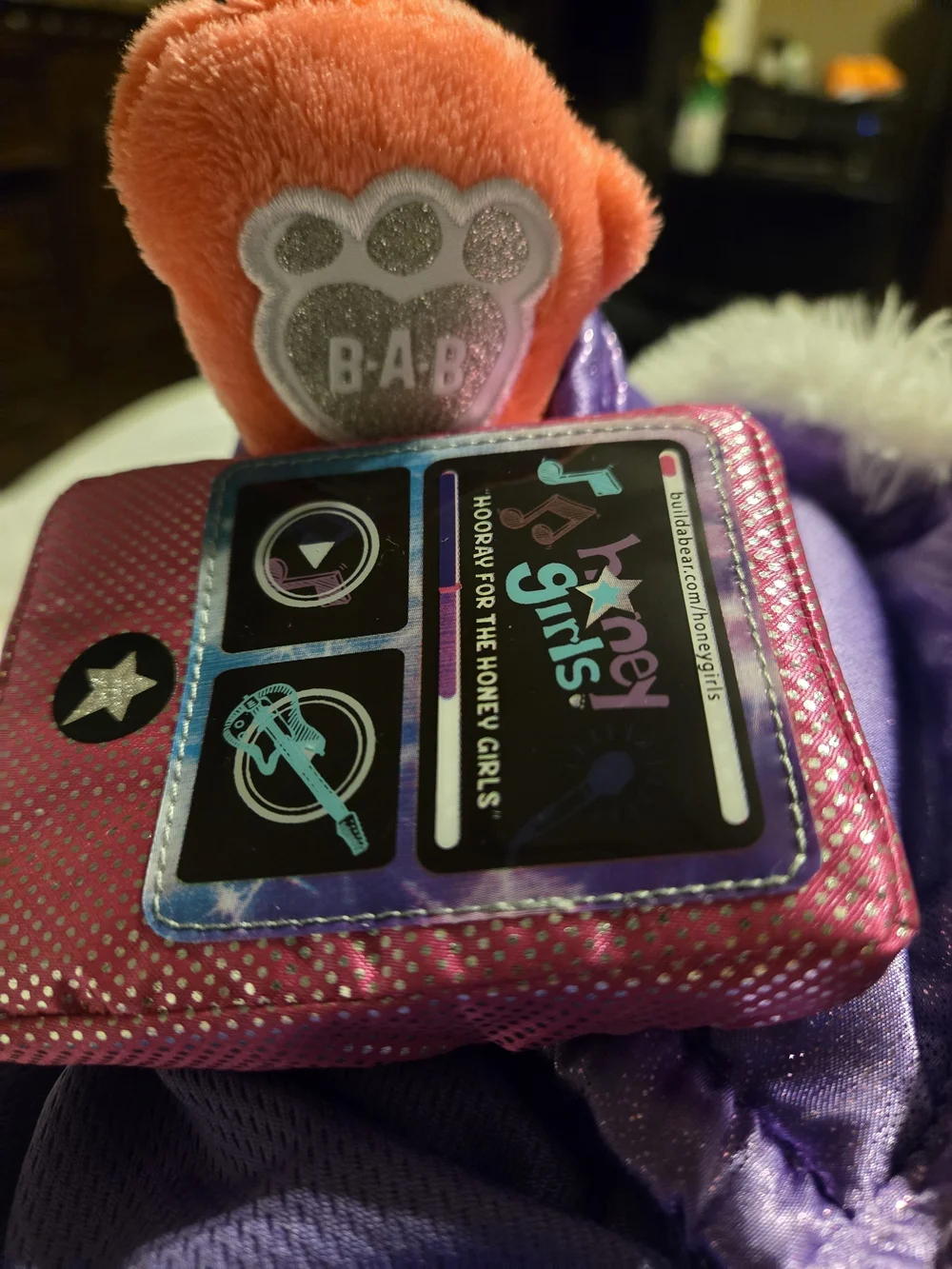 Build-A-Bear Honey Girls Viv Fox Plush 15 Pc Lot Skates Headphones EUC